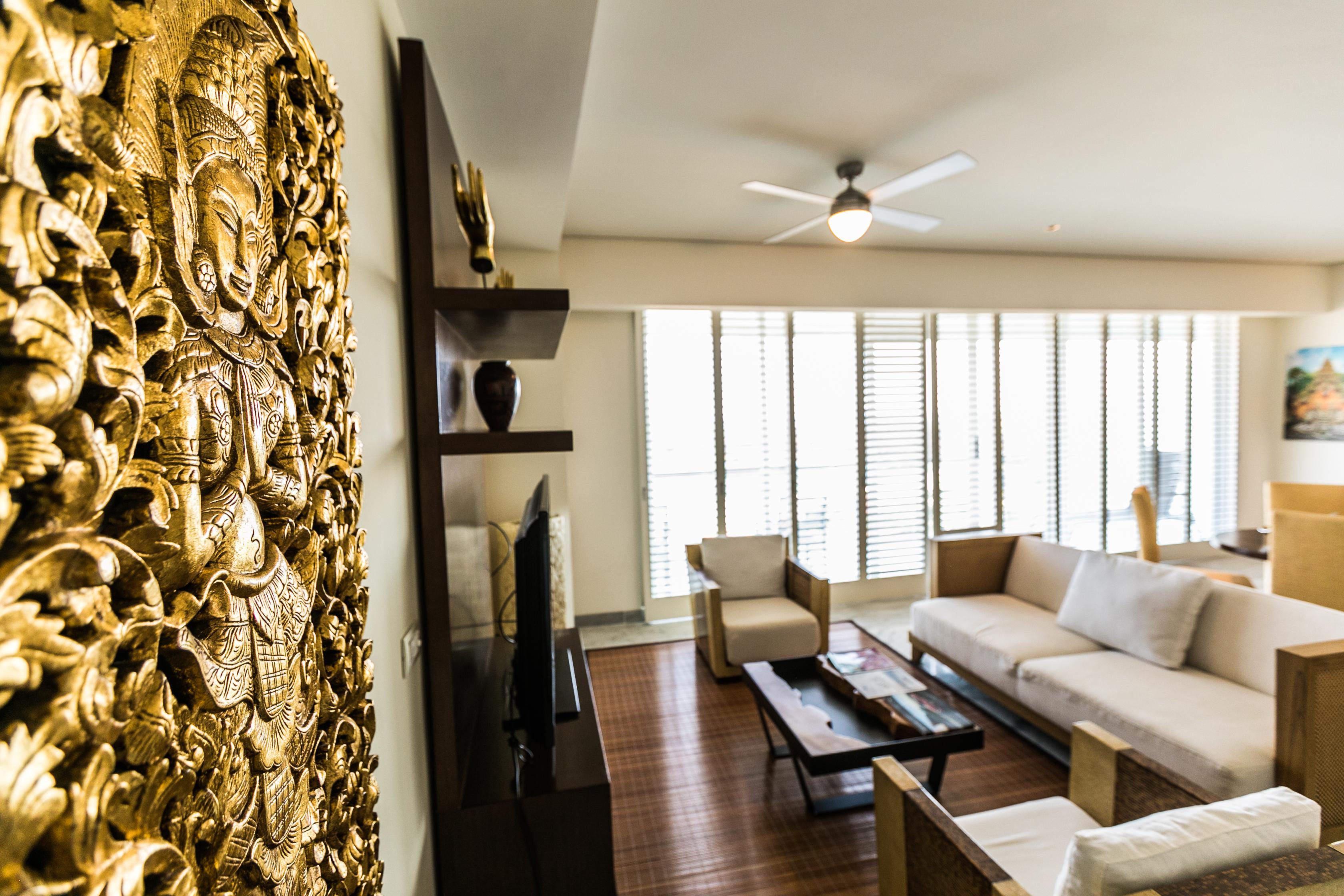 Palacio Mundo Imperial Riviera Diamante Acapulco Exteriér fotografie A living room at the Mandarin Oriental, Bangkok